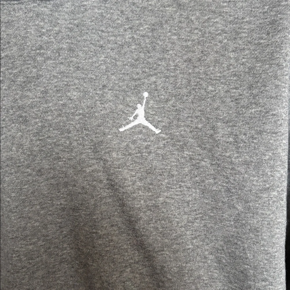 Nike Air Jordan Gray Pullover Hoodie Men’s Medium Jumpman Logo